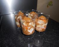 Succulente verrines aux abricots, vanille, spéculoos simple à réaliser :)