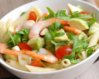 Salade thaï aux crevettes et courgettes