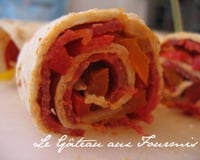 Wraps Olé-Olé au Chorizo et aux Poivrons