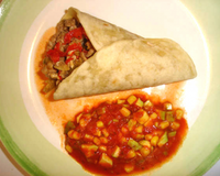 Fajitas à l'émincé de porc (Mexique)