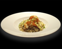 Gambas flambées au pastis