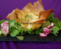 Bricks de gorgonzola et lardons