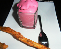 Une entrée bien fraiche, colorée, inattendu et qui a laissé mes invités perplexes mais ravies par tant de gourmandise.Très simple de réalisation, peu d'ingrédients, une…
