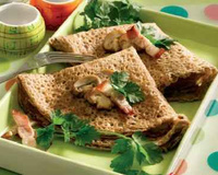 Crêpes fondantes au reblochon de Savoie