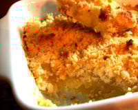Crumble aux pommes et au miel