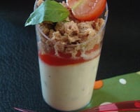 Verrine apéritive à la faisselle et au thon