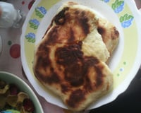 Pain indien le nan au fromage