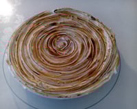 Tarte au citron meringuée sur pâte sablée aux amandes