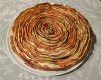 Tarte fleur aux légumes