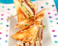 Club sandwich au poulet