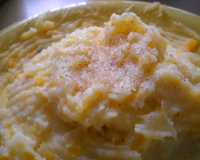 Purée boule d'or et pomme de terre