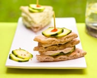 Mini club sandwich aux Fromagères Thon & St Môret Coraya