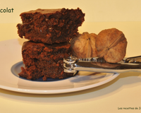 Brownie chocolat et noix fraîches