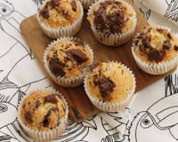 Mini muffins banane chocolat