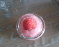 Sorbet aux fraises très onctueux et pas calorique