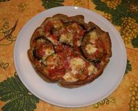 une délicieuse tarte aux aubergines et au fromage fondant