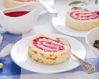 Roulé à la confiture de framboise au Companion