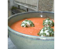 Gaspacho au chèvre