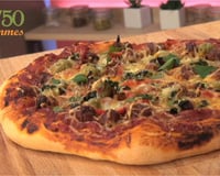 Pizza à la merguez