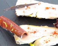 Foie gras de Noël poché
