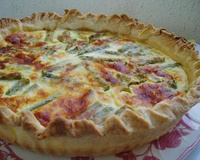 Tarte aux asperges vertes