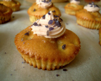 Cupcakes pêche violette