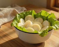 Cœur de palmier en salade, vinaigrette légère au citron