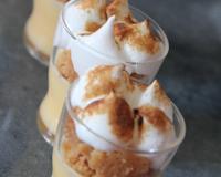 Une version verrine de la tarte meringuée.