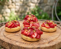Mini gâteaux aux fraises