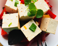 Salade de tofu aux poivrons