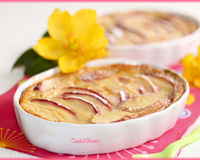 Clafoutis pêche amande
