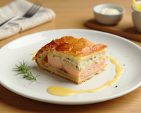 Feuilleté au saumon rapide