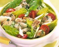 Salade romaine au lapin gourmande