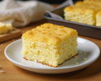 Brownie au chocolat blanc