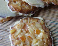 Florentins à l'orange et au chocolat blanc