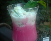 Mousse betterave concombre