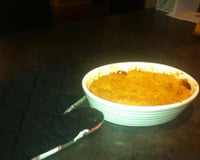 Crumble aux pommes et au rhum