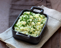 Purée de pommes de terre à la ciboulette