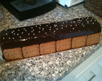 Bûche Poire-Speculoos