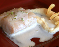 Cabillaud au combava, émulsion verveine et panais en 2 textures