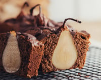 Gâteau surprise aux poires