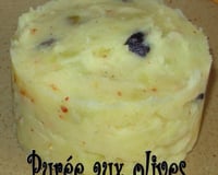 Purée de pommes de terre aux olives