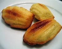 Madeleines cœur chocolat