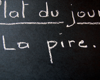 Une recette de la cuisine vendéenne, poumon, foies et sang de porc.