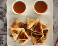Samoussa de canard à l'orange
