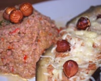 Aubergines à la soubrassade