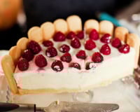 Charlotte revisitée aux framboises