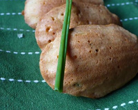 Madeleines au jambon et à la ciboulette