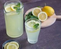 Limonade fait-maison au citron