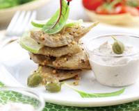 Délicieuse recette d'escalope de veau accompagnée de sa sauce onctueuse au thon...